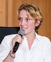 Bild von Fabia Klein, Aktivistin und Sprechern von Fridays for Future in Nürnberg