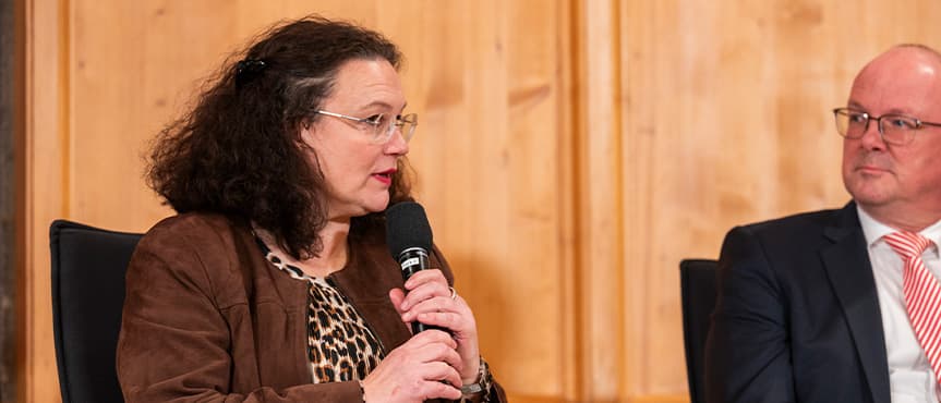 Andrea Nahles, Vorstandsvorsitzende der Bundesagentur für Arbeit