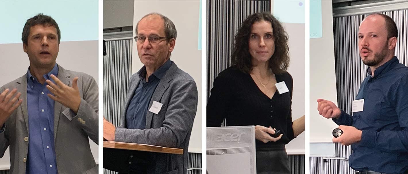 from left to right: Francesco Vona, Bernd Fitzenberger, Ana Salomons, Matias Cortes